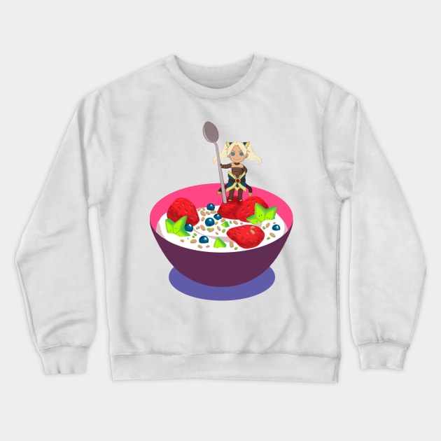 Sorian Yoghurt Bowl Crewneck Sweatshirt by starfleetrambo